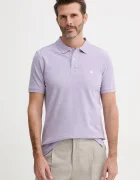 United Colors of Benetton Памучна тениска с яка