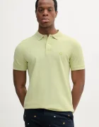 United Colors of Benetton Памучна тениска с яка