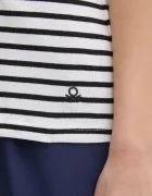 United Colors of Benetton Памучна тениска в бяло 30YSE16A0