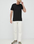 United Colors of Benetton Памучна тениска в черно с изчистен дизайн