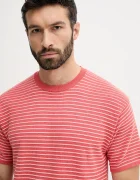 United Colors of Benetton Памучна тениска в розово с десен 1195K109V