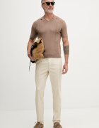 United Colors of Benetton панталон мъжки от памук бежов 4W3LUF05I