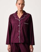 United Colors of Benetton пижама от две части дамска от памук бордо 47QP3P015