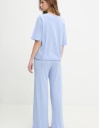 United Colors of Benetton пижама от две части дамска от памук синя 35VB3P03P