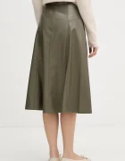United Colors of Benetton Пола в зелено среднодълга разкроена 4M3CD0059