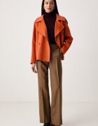 United Colors of Benetton поло дамско от вълна бордо 1IOVE204V
