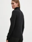 United Colors of Benetton поло дамско от вълна черно 1002D2348