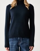 United Colors of Benetton поло дамско от вълна тъмносиньо 1P02D2348