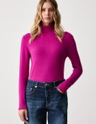 United Colors of Benetton поло дамско от вълна виолетово 1P02D2348