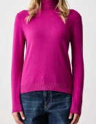United Colors of Benetton поло дамско от вълна виолетово 1P02D2348