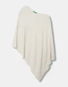 United Colors of Benetton Пончо с вълна в бежово 1235DU01A