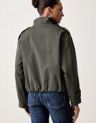 United Colors of Benetton преходно яке дамско с памук зелено 26W4DN0AI