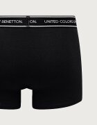 United Colors of Benetton прилепнали боксерки мъжки от памук с еластан 3 броя черни 3G682X01T