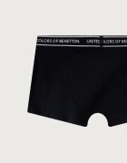 United Colors of Benetton прилепнали боксерки за деца от памук с еластан 2 броя сини 3G680X01V