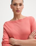 United Colors of Benetton пуловер дамски от памук оранжев 1C19D10G1