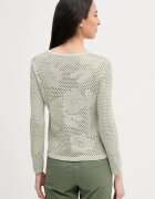 United Colors of Benetton пуловер дамски от памук зелен 16EVD10GP