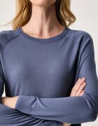 United Colors of Benetton пуловер дамски с лиосел син 1UPXD10HN