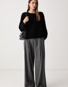 United Colors of Benetton пуловер дамски с вълна черен 1SJWD10HU