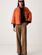 United Colors of Benetton пуловер дамски с вълна кафяв 1B9YD10HK