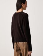 United Colors of Benetton пуловер дамски с вълна кафяв 1B9YD10HK