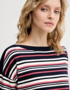United Colors of Benetton пуловер дамски с вискоза тъмносин 1W2AD10GL