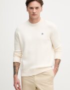 United Colors of Benetton пуловер мъжки от памук бежов 1UAEU10B6