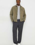 United Colors of Benetton Пуловер мъжки от памук сив 1098U1I76