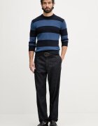 United Colors of Benetton пуловер мъжки от памук тъмносин 1098K10BA