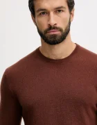 United Colors of Benetton пуловер мъжки от вълна кафяв 1002U1G34