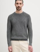 United Colors of Benetton пуловер мъжки сив 1VOXU10AK