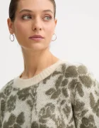 United Colors of Benetton Пуловер от мохер в бежово 1VAAE10F3
