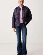 United Colors of Benetton пуловер с къси ръкави дамски с вълна виолетов 1B9YD204U