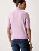United Colors of Benetton пуловер с къси ръкави дамски с вълна виолетов 1B9YD204U