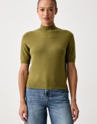United Colors of Benetton пуловер с къси ръкави дамски с вълна зелен 1B9YD204U