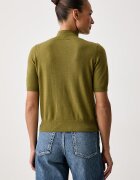 United Colors of Benetton пуловер с къси ръкави дамски с вълна зелен 1B9YD204U