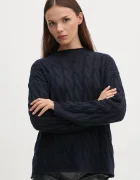 United Colors of Benetton Пуловер с вълна в тъмносиньо 1335D2467