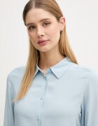 United Colors of Benetton риза дамска с вискоза синя 5WPWDQ0B0