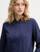 United Colors of Benetton Риза дамска с вискоза тъмносиня 5LRGDQ0DK