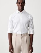 United Colors of Benetton риза мъжка с памук бяла 58YAUQ07E