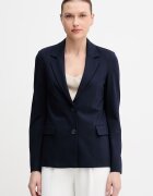 United Colors of Benetton сако с едноредно закопчаване дамско от вискоза тъмносиньо 27CKDW03K