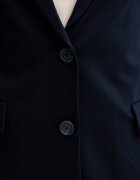 United Colors of Benetton сако с едноредно закопчаване дамско от вискоза тъмносиньо 27CKDW03K