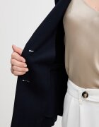 United Colors of Benetton сако с едноредно закопчаване дамско от вискоза тъмносиньо 27CKDW03K