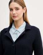 United Colors of Benetton сако с едноредно закопчаване дамско памучно тъмносиньо 1TWSD605I