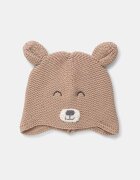 United Colors of Benetton шапка за деца от памук бежова 600CRA002