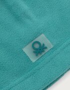 United Colors of Benetton шапка за деца от полар тюркоазена 6U87CA02U