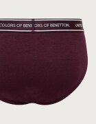 United Colors of Benetton слипове мъжки от памук с еластан 2 броя бели 3G682S00N
