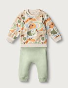 United Colors of Benetton спортен комплект анцуг за бебе от памук с еластан зелен 3TEUAK01W