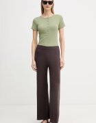 United Colors of Benetton Спортен панталон дамски от вискоза кафяв 1LHGDF015