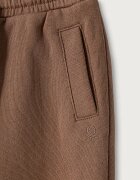United Colors of Benetton спортен панталон за деца от памук кафяв 3J70GF05J