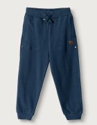 United Colors of Benetton спортен панталон за деца от памук тъмносин 3NBMCF06Z